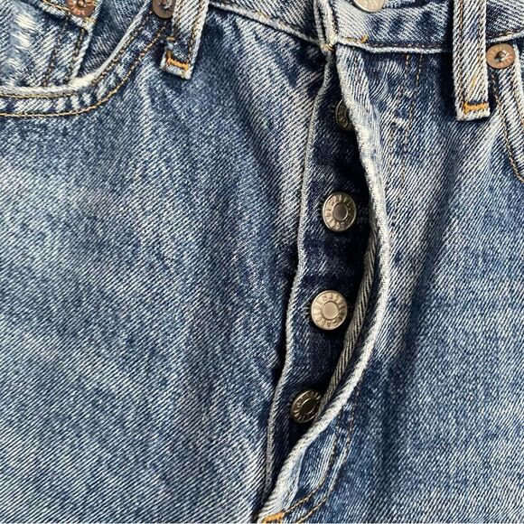 AGOLDE Lana Mid Rise Vintage Straight Jean in Backdrop Size 24 NWT - Picture 4 of 11